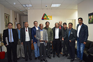 AAF members at the ATN Bangla Studio May 2015
